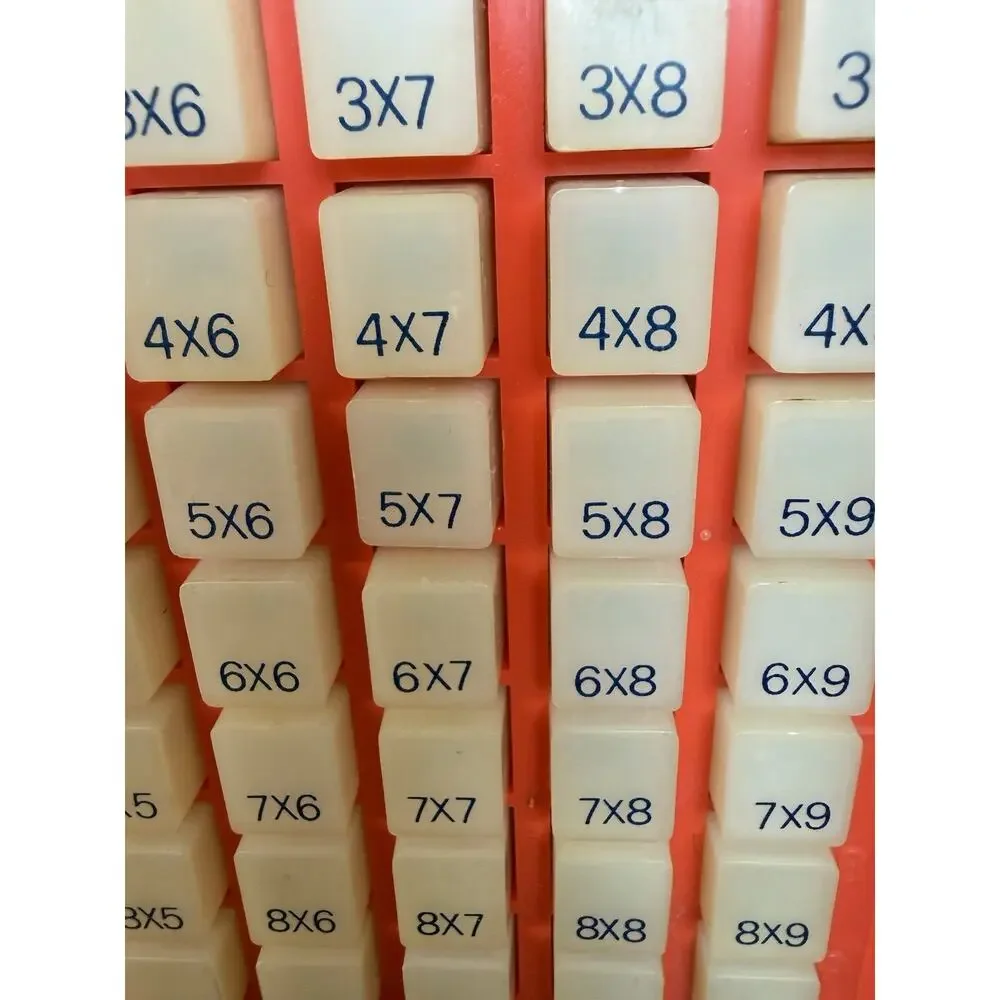 Vintage Touch ‘n Tell Me Multiplication Table Learning Toy Galoob